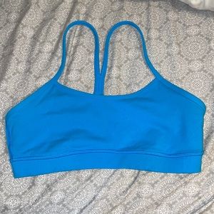 Blue Lululemon sports bra